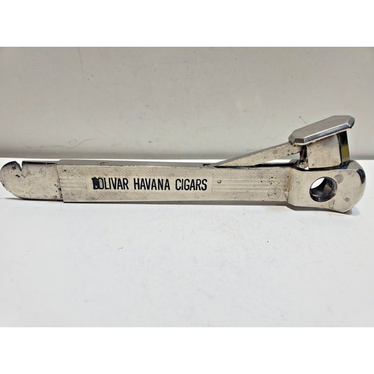 Bolivar Havana Cigar Vintage Working German Solingen Silver Cigar Cutter 6338/6