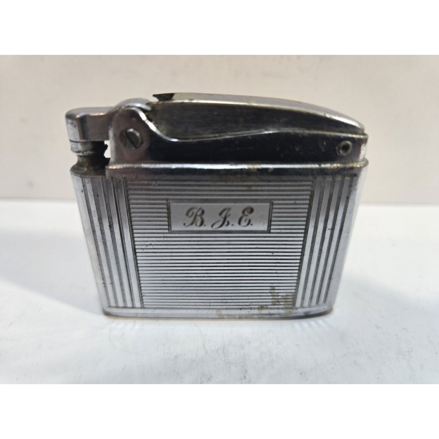 Vintage Working Ronson ADONIS Silver Tone Lighter 6870/26