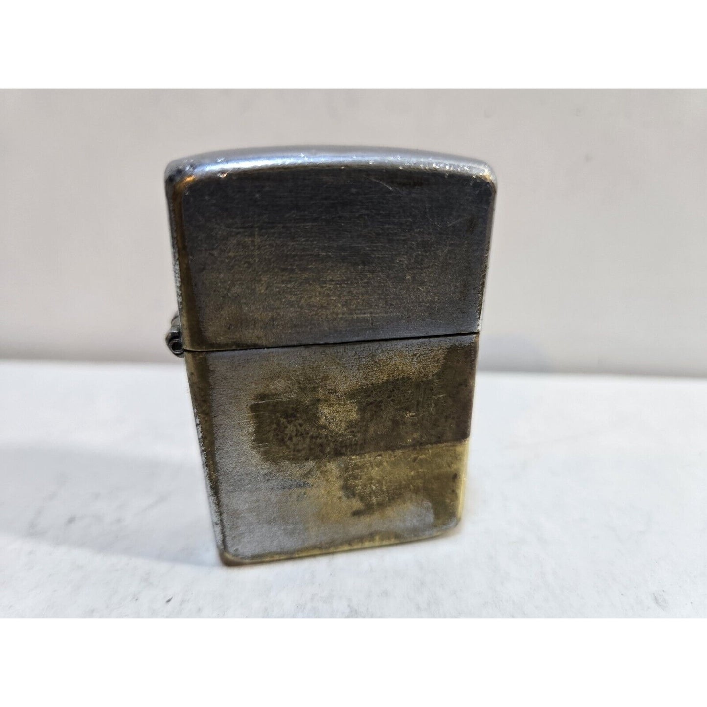 Vintage Zippo Lighter Pat # 2032695 3 Barrel Hinge 7645/33