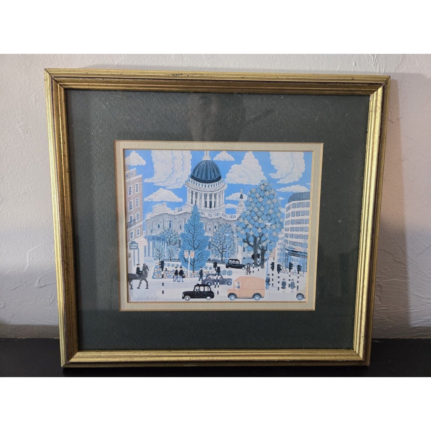 Andrew Murray's London 11 x 12" Framed 6" Print Westminster Abbey