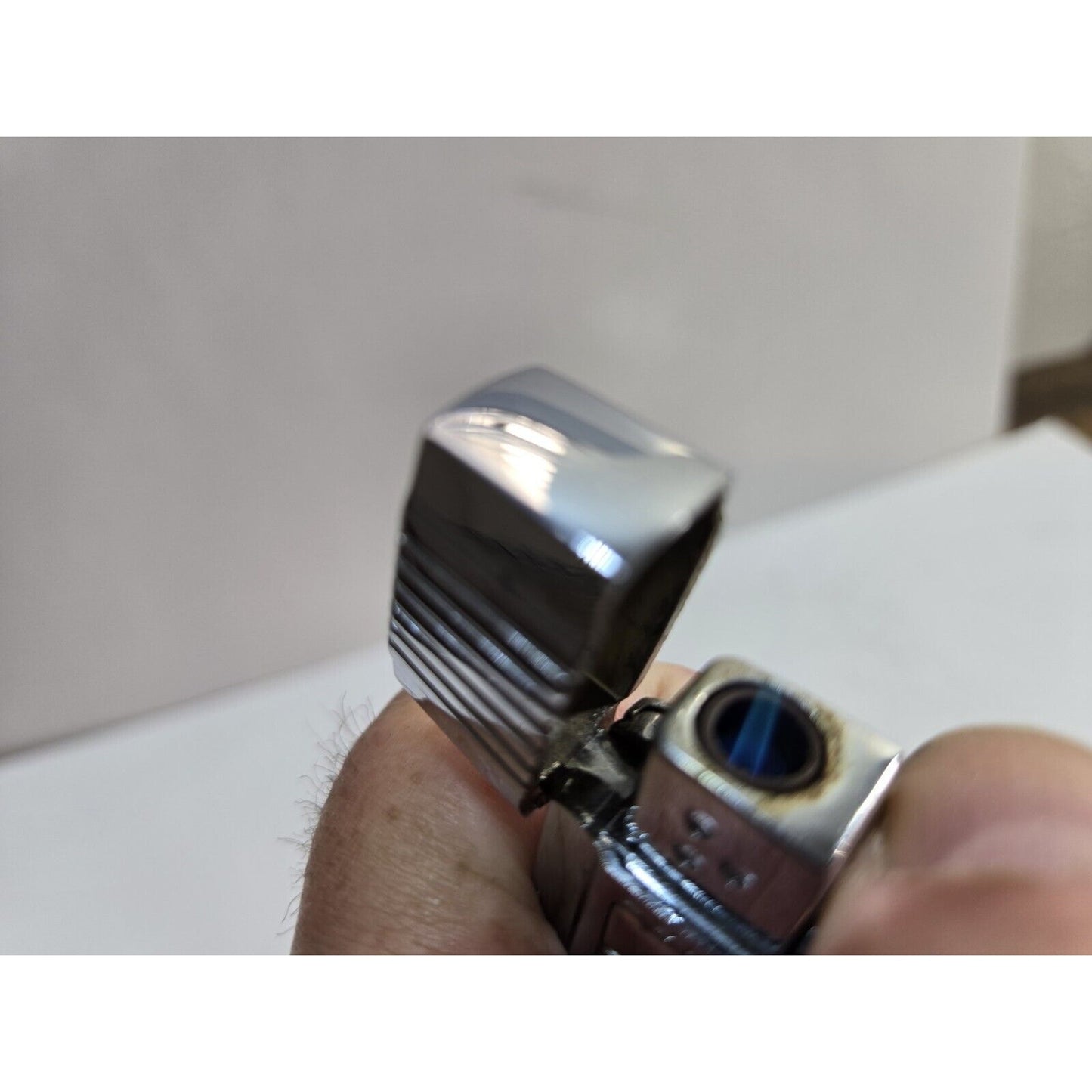 Working Vintage Colibri Extravagance Silver Cigar Lighter Engravable 6944/36