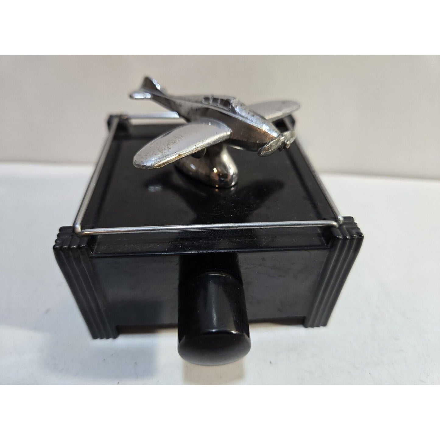 Vintage Dunhill Airplane Silent Flame Table Lighter 7000/40