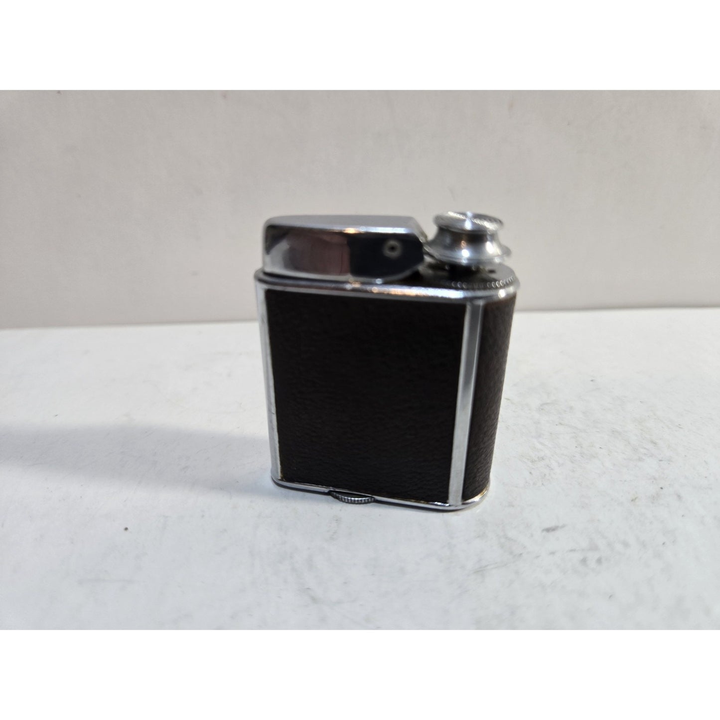 Ronson Perfu-Mist Brown Leather Perfume Atomizer Vintage 7851/26