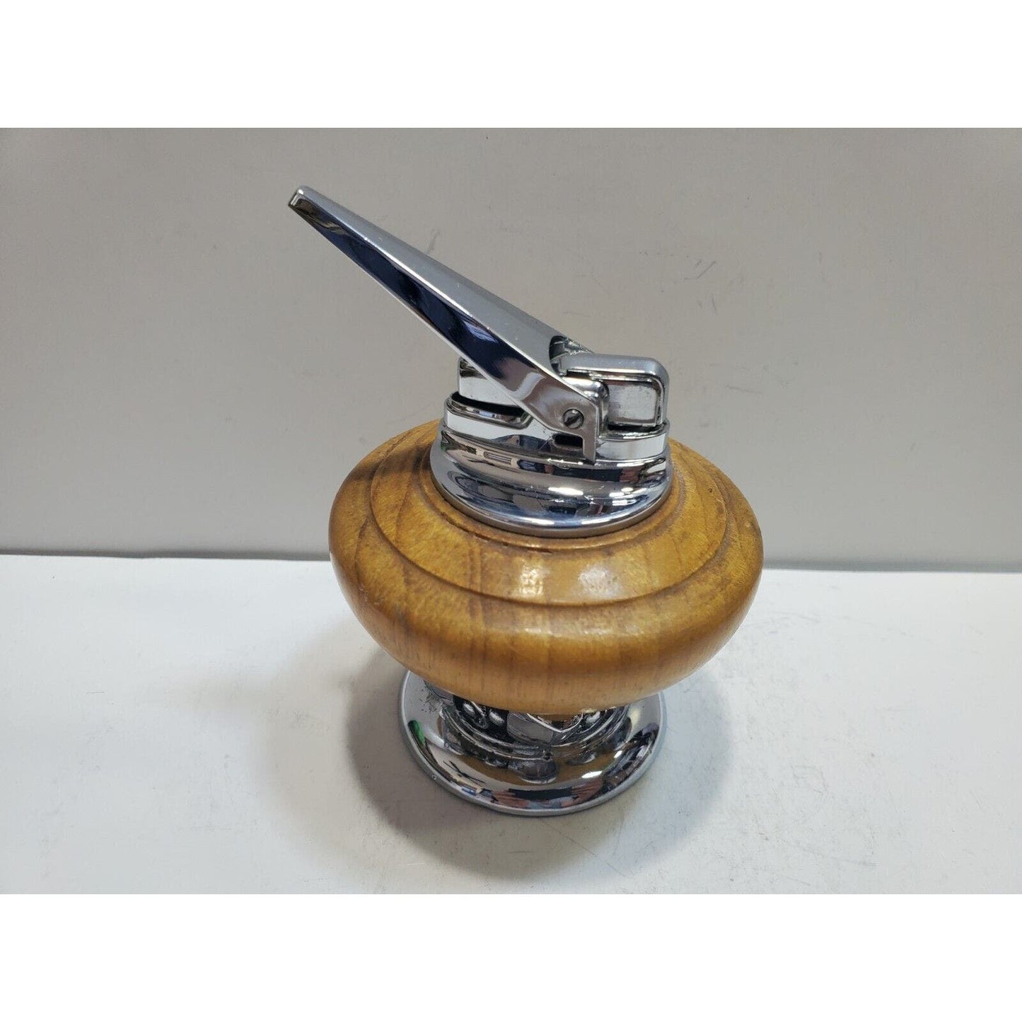 Working Vintage Ronson NORDIC Table Lighter Silver 6586/13