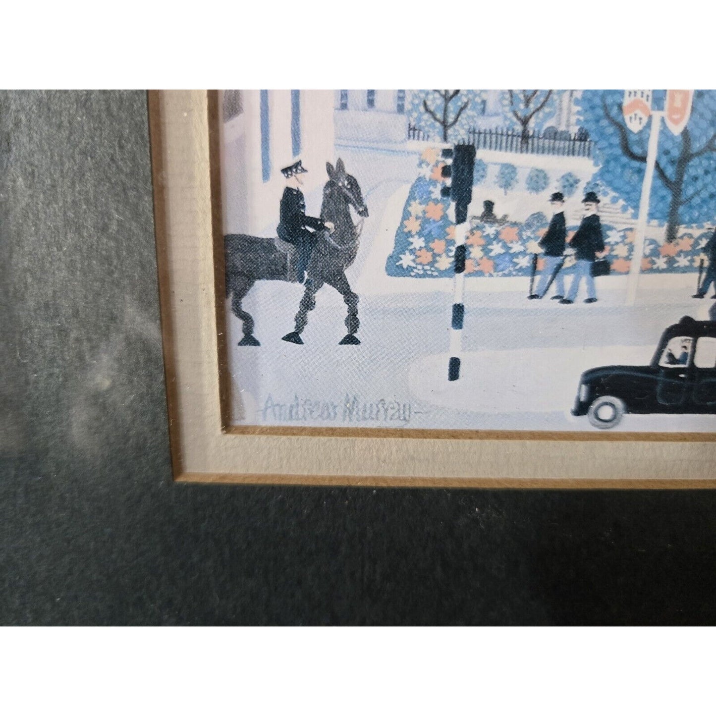 Andrew Murray's London 11 x 12" Framed 6" Print Westminster Abbey