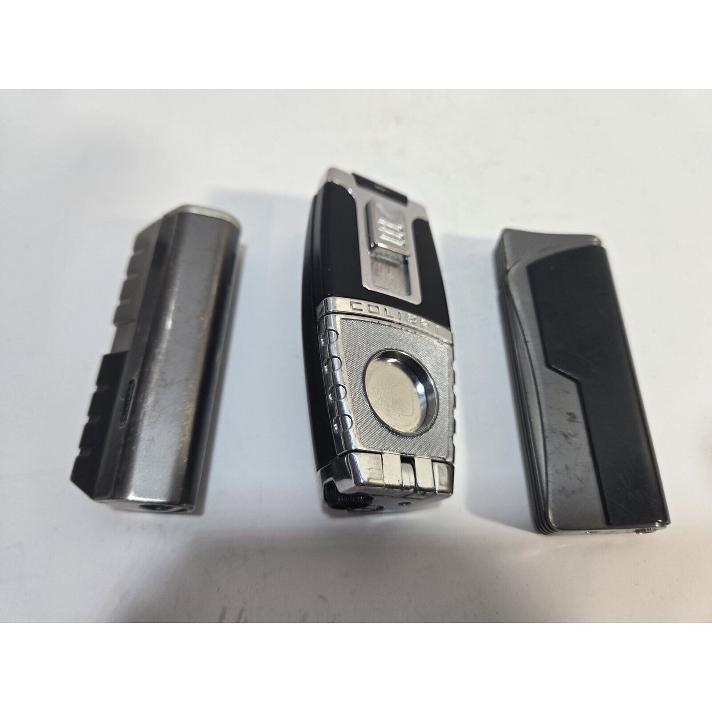 LOT OF 3 VINTAGE COLIBRI + LIGHTERS / NOT WORKING 6853/35