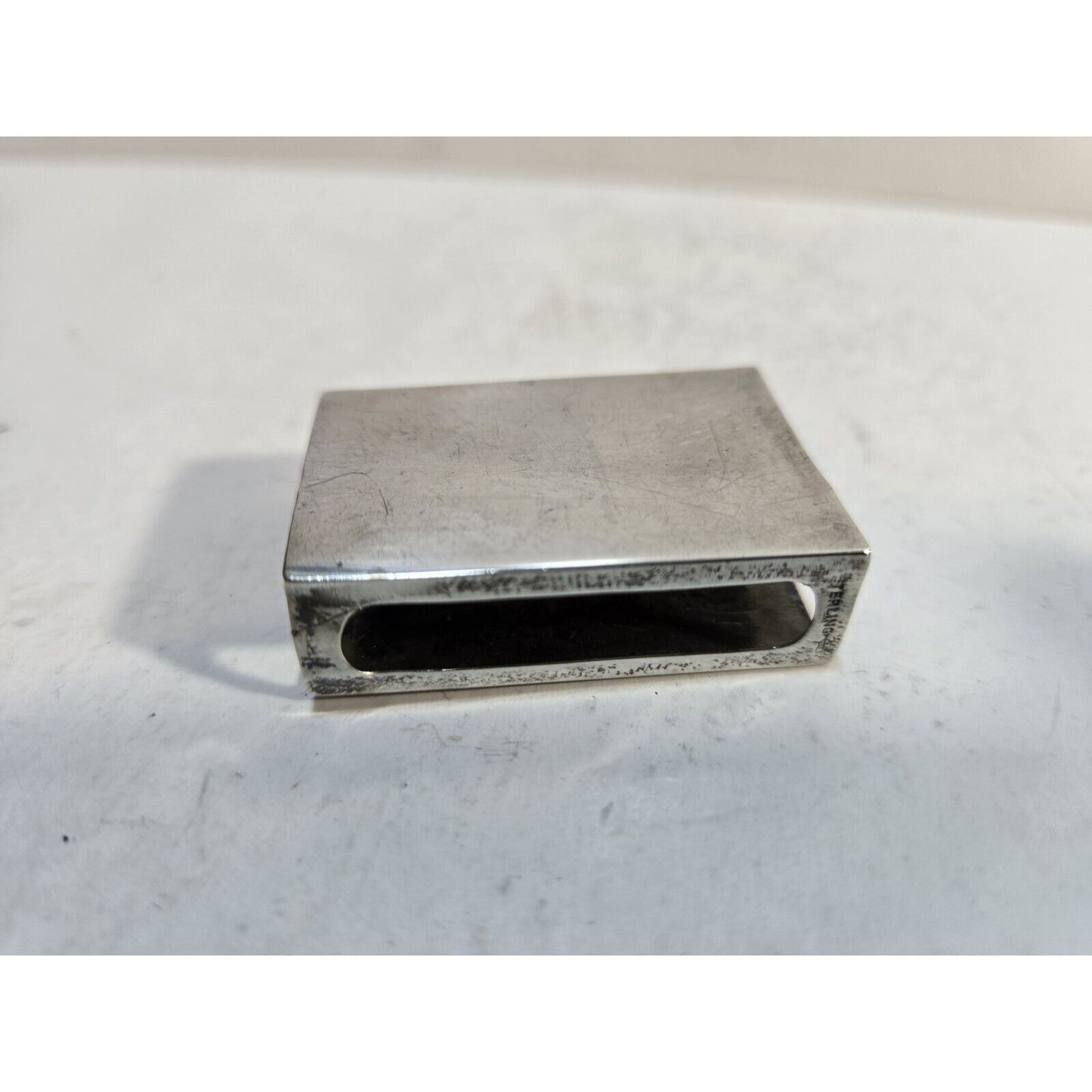 WEBSTER STERLING SILVER MATCHBOX MATCH BOX SAFE HOLDER CASE 6802/3