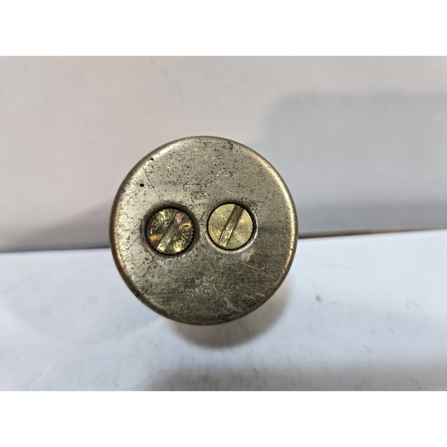 Vintage Working EVANS Brass Table Lighter INSERT Fits 1 1/2" Round Base 7120/22