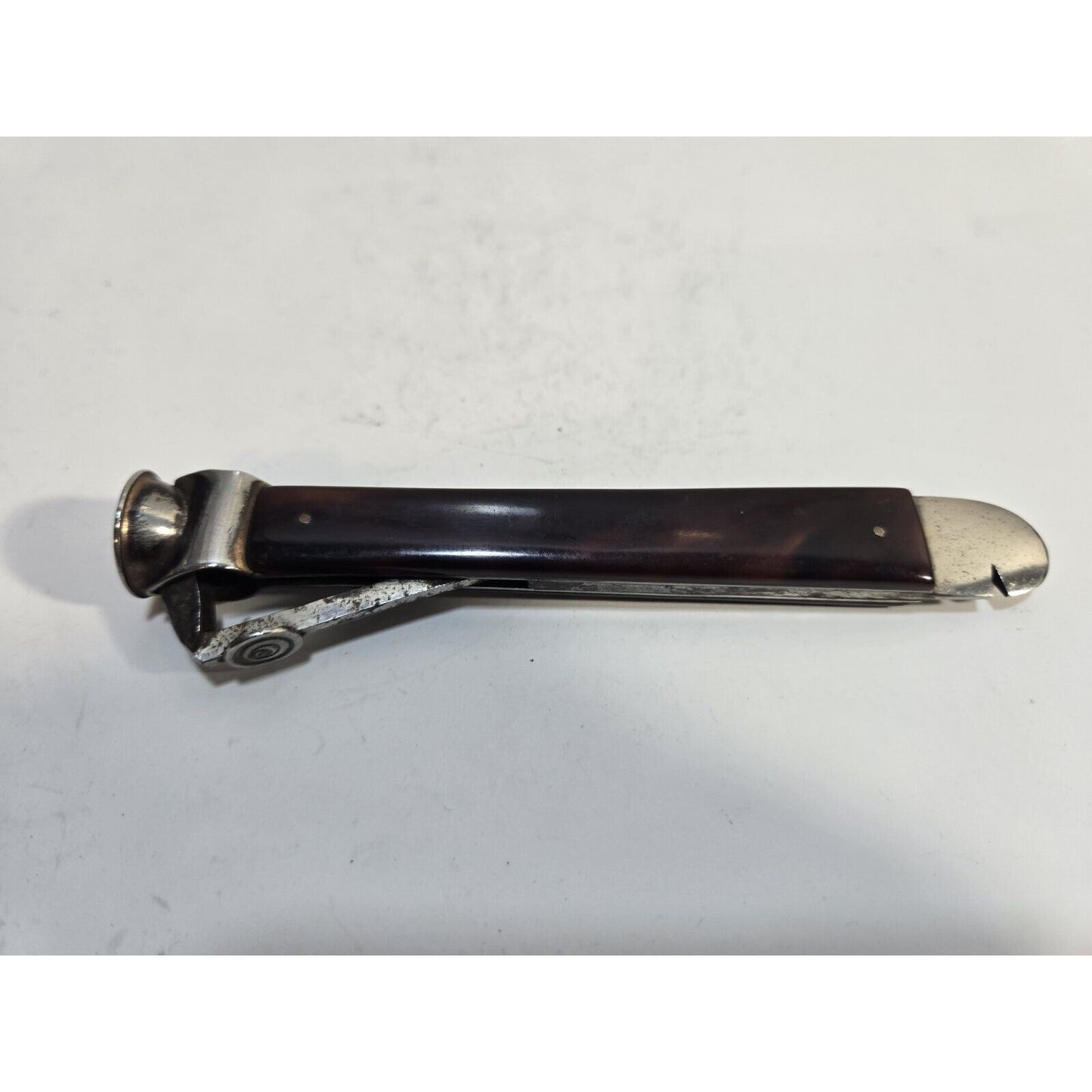 Vintage Working German Silver Tone Cigar Antique Cutter 6877/6