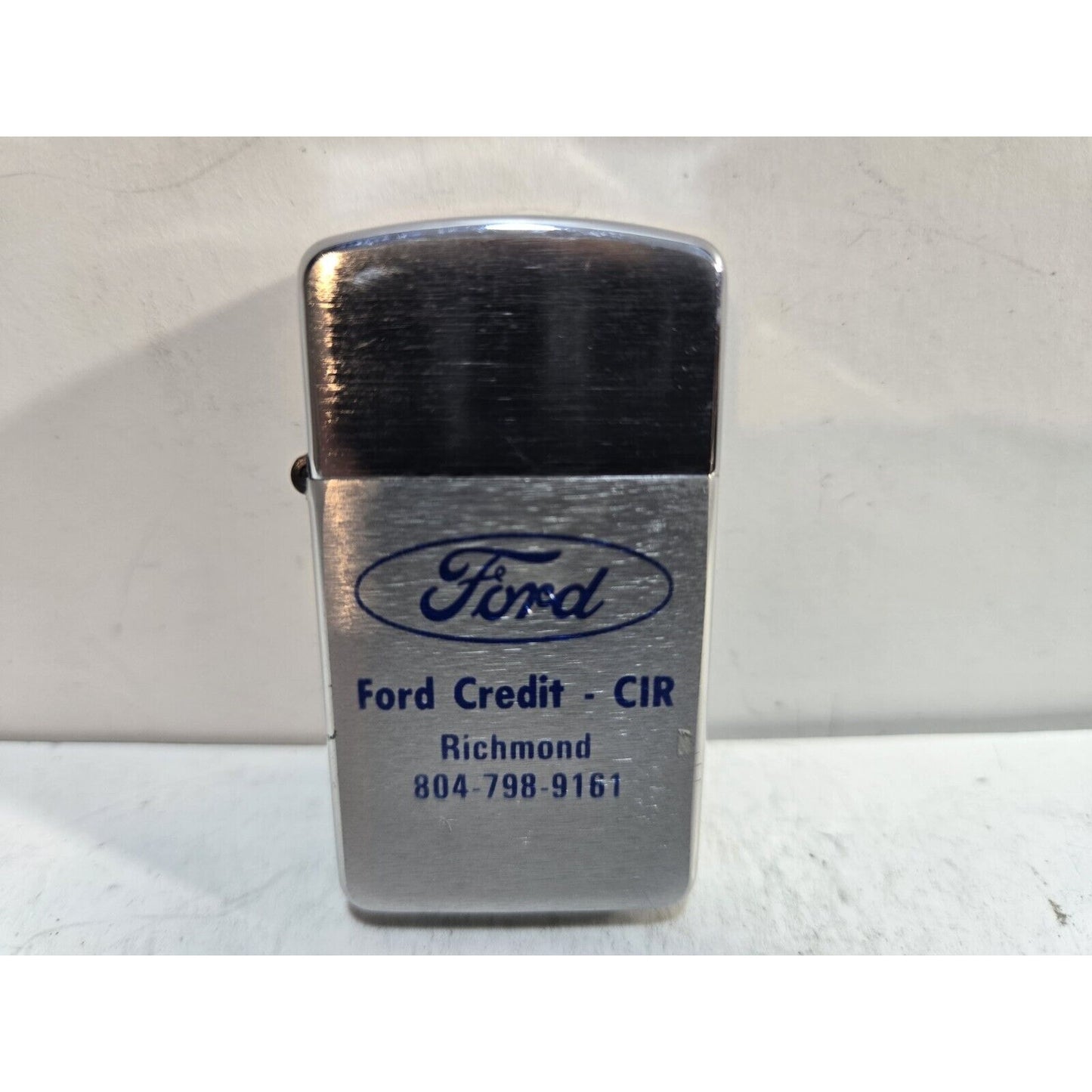 NOS Working Vintage FORD CREDIT Advertising Lighter USA 7468/30