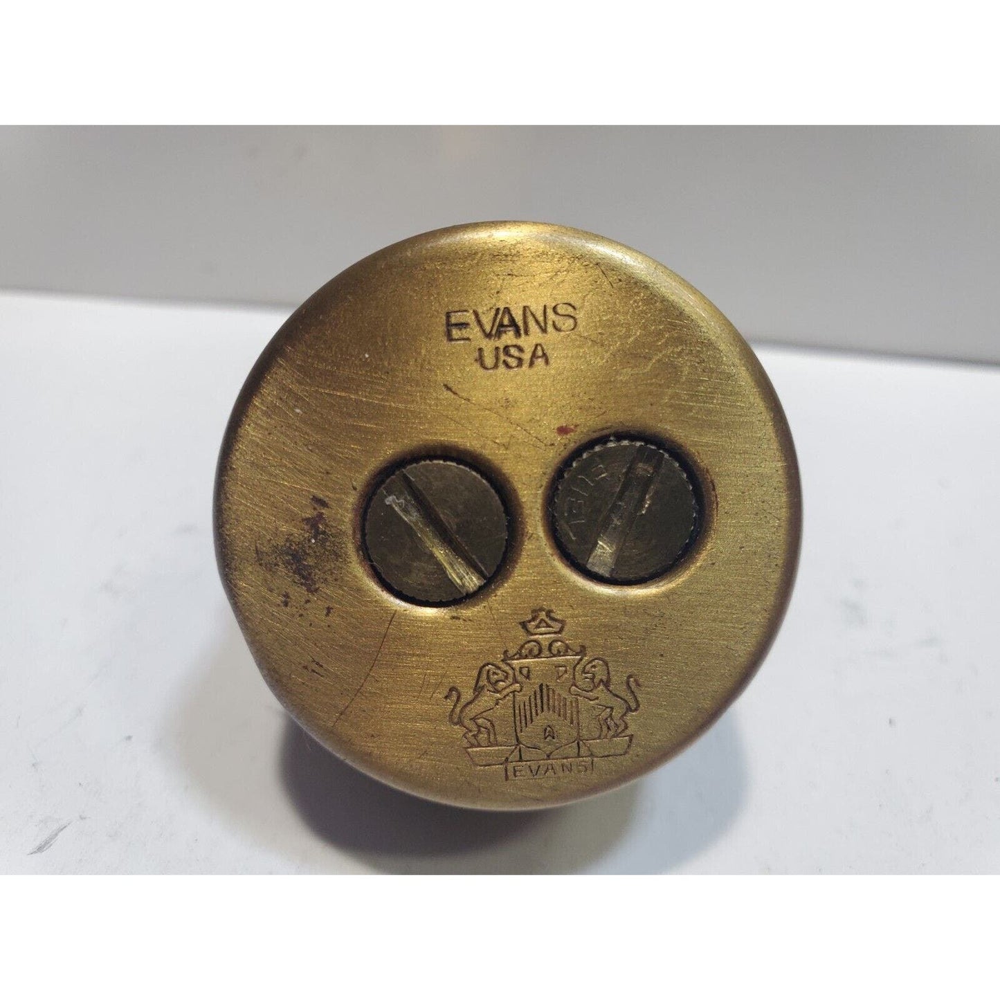 Vintage Working EVANS Brass Table Lighter INSERT Fits 1 1/2" Round Base 6681/22