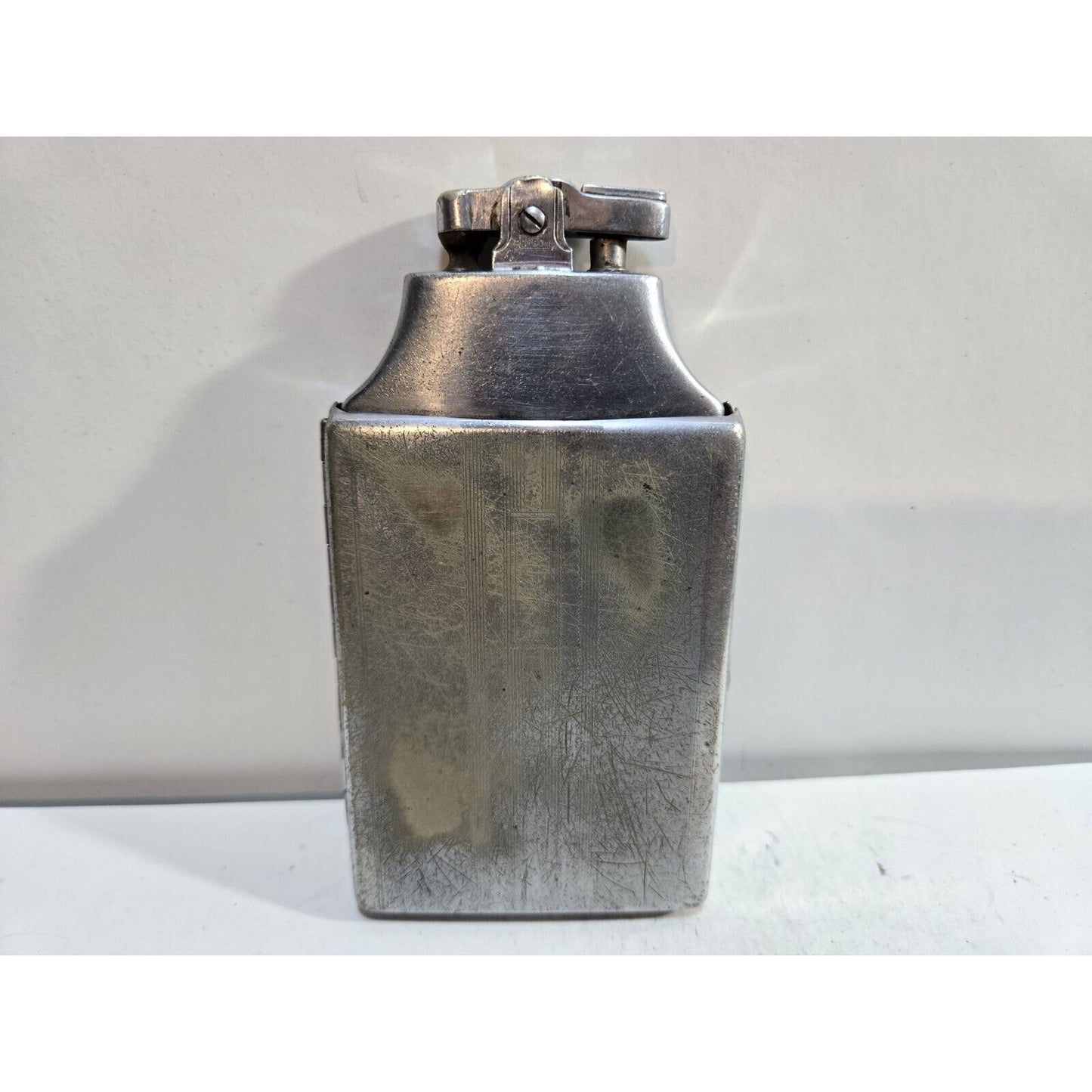 Working Ronson Mastercase Silver Tone Cigarette Case Lighter 7172/14