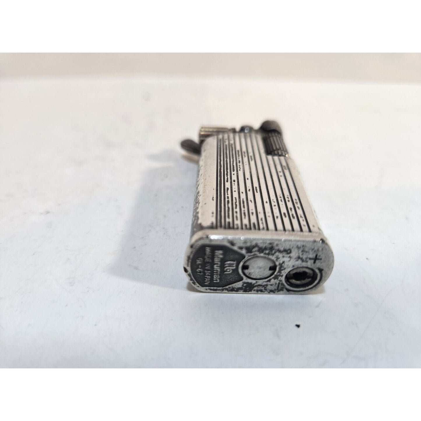 Vintage Working Silver LIGHTER MARUMAN GL 67 / Lift Arm 7314/37