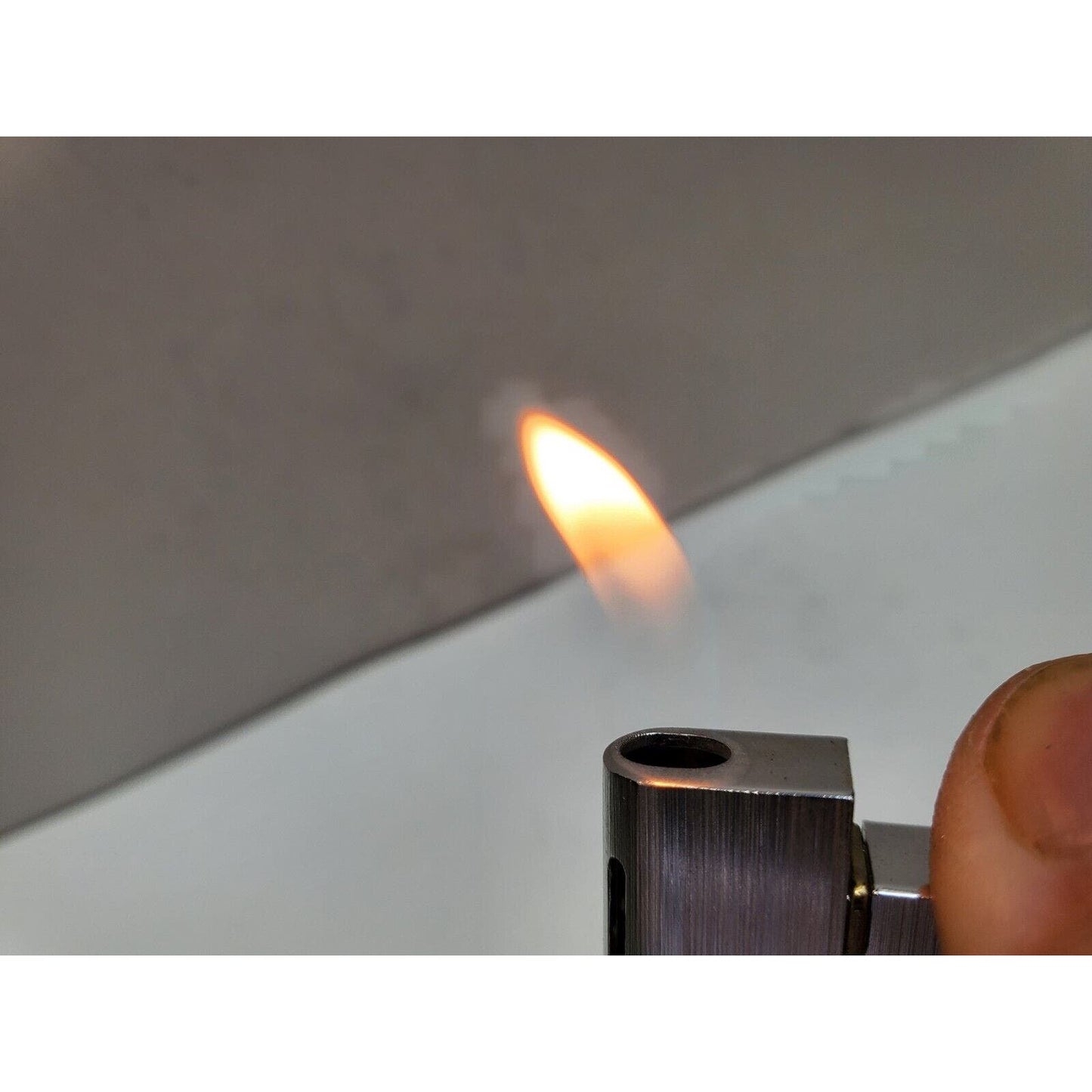 NOS Working Vintage BATTAT Silver & Gold Tone Lighter 6391/34