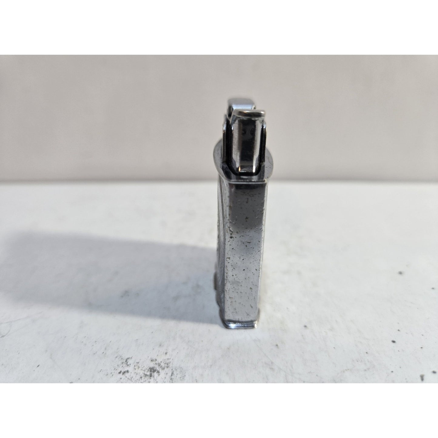 VINTAGE Evans Working Cigarette Trig A Lite Lighter Silver Tone 7844/34