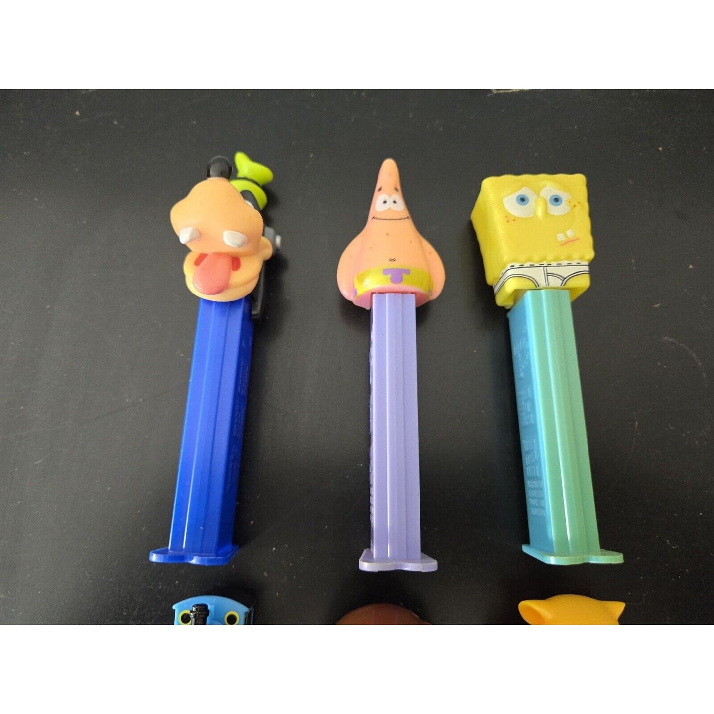 3 Vintage Lot Of Collectible Pez Dispensers