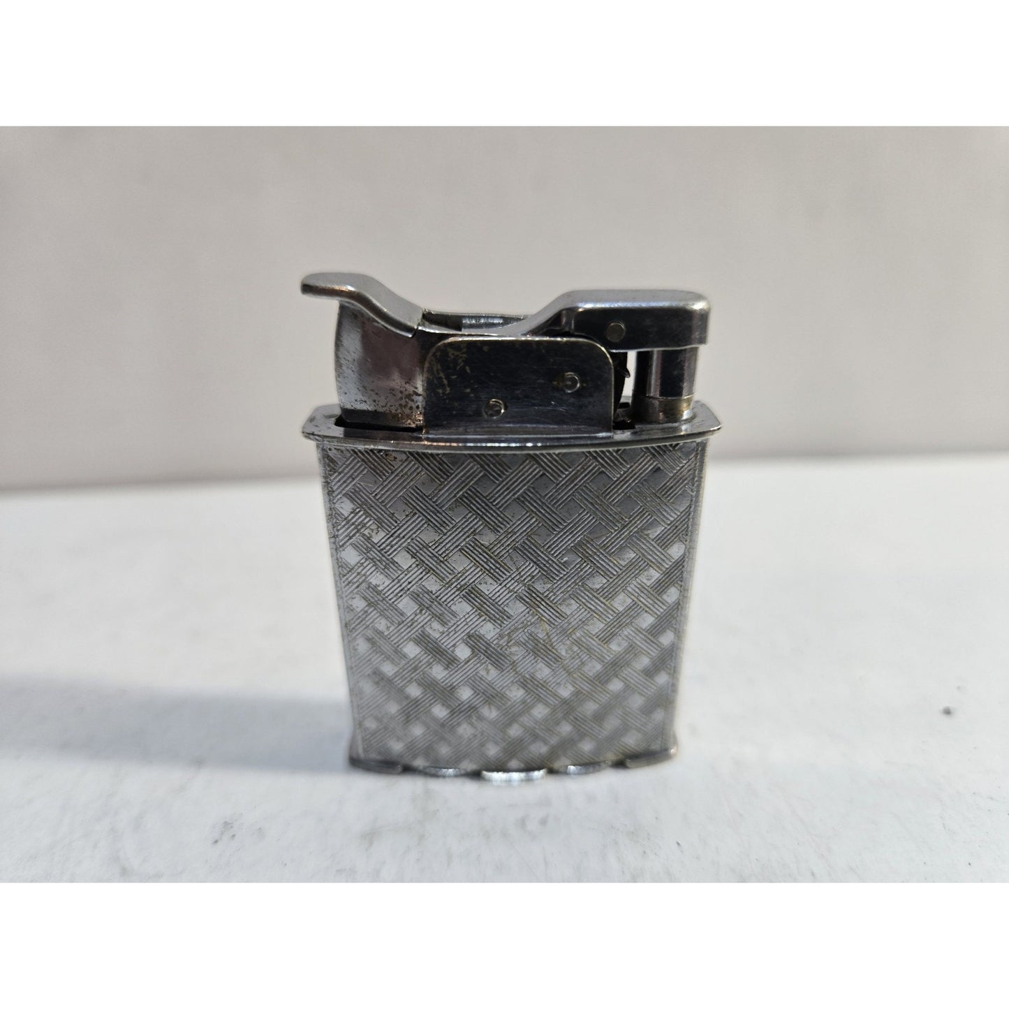 VINTAGE Evans Working Cigarette Trig A Lite Lighter Silver Tone 7844/34