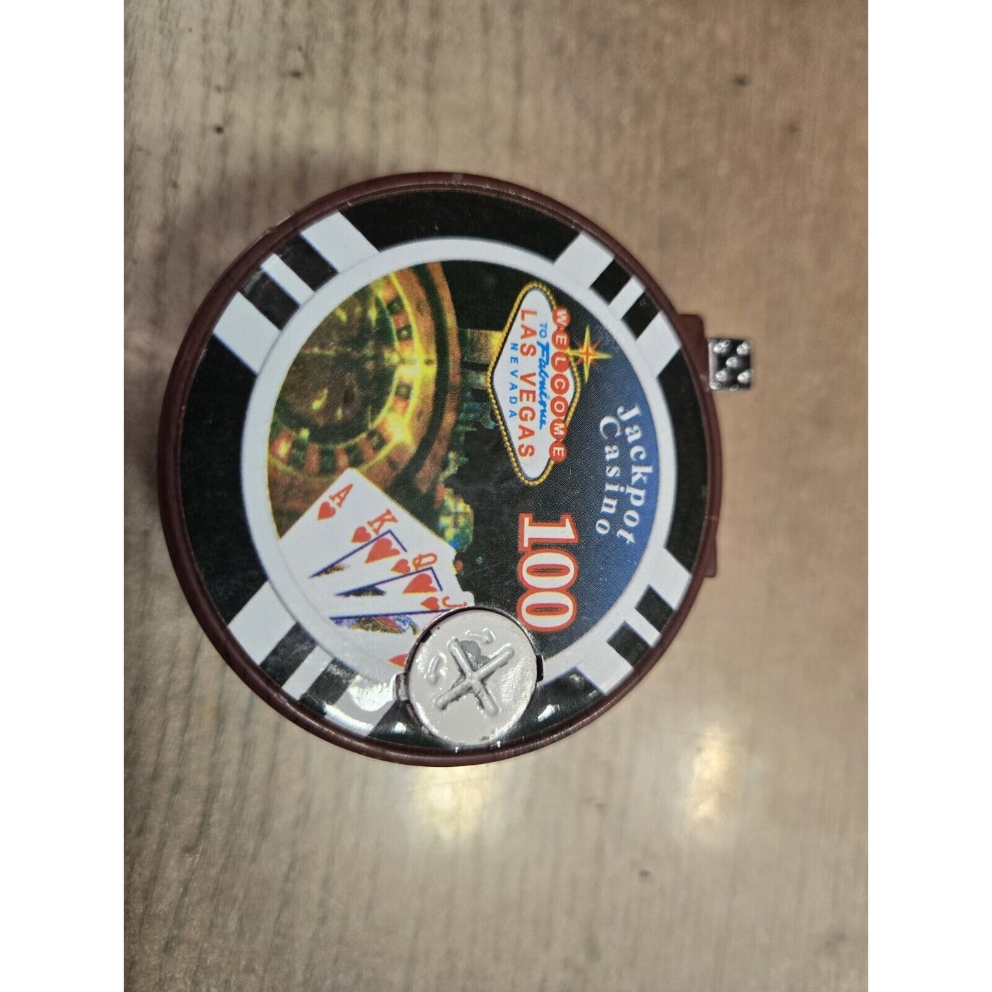 Working Vintage ROULETTE WHEEL LIGHTER/ 7705/34