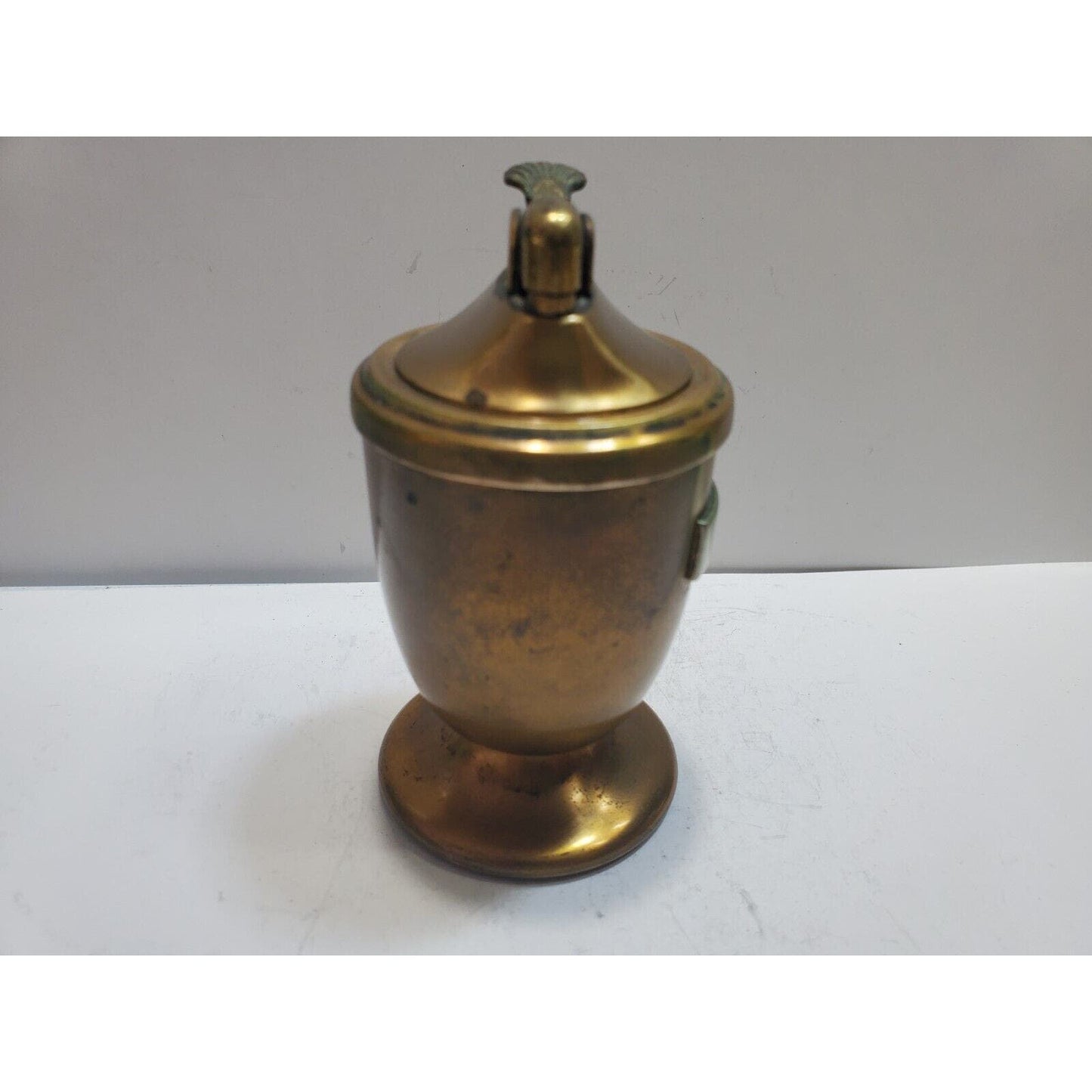 ANTIQUE Working Brass Evans Table Lighter 6585/13