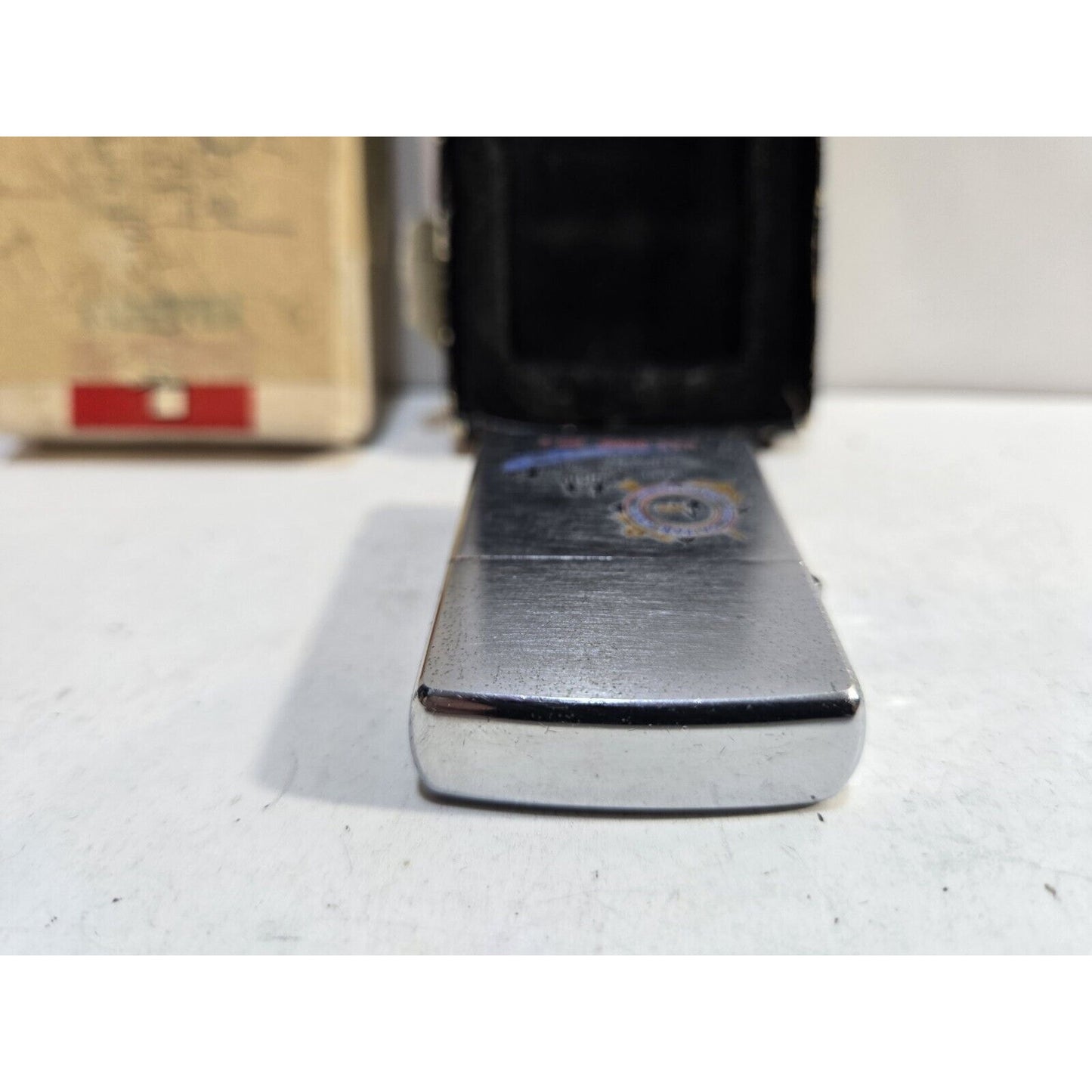 Working 2007 USS Saipan LHA-2 Navy Ship Military Zippo Lighter, Orig Box 7193/24