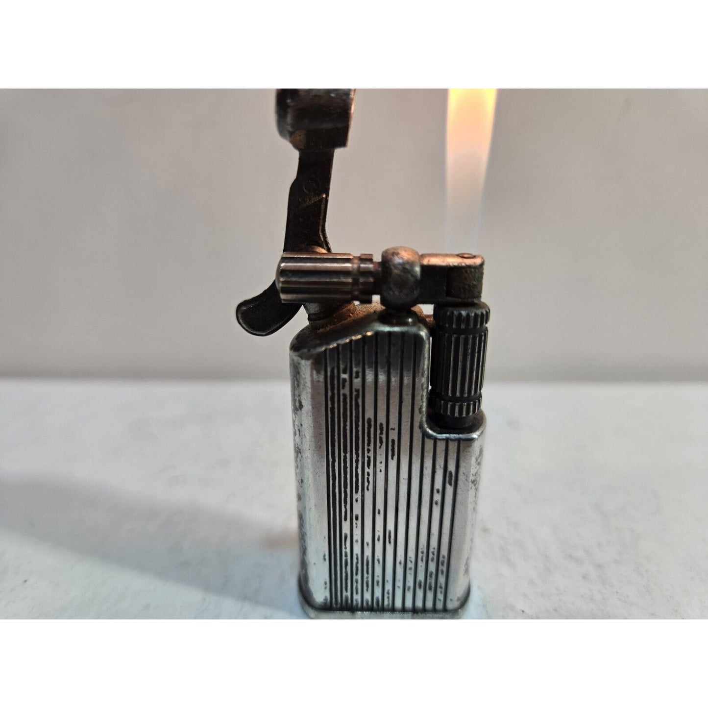 Vintage Working Silver LIGHTER MARUMAN GL 67 / Lift Arm 7314/37