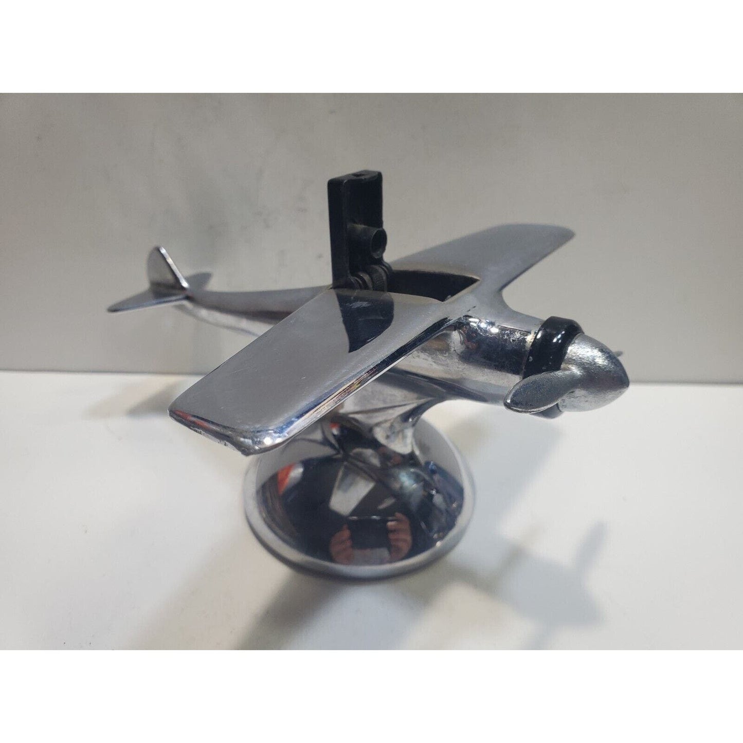 Vintage Hamilton Fighter Plane Aircraft Chrome Table Lighter 6465/40