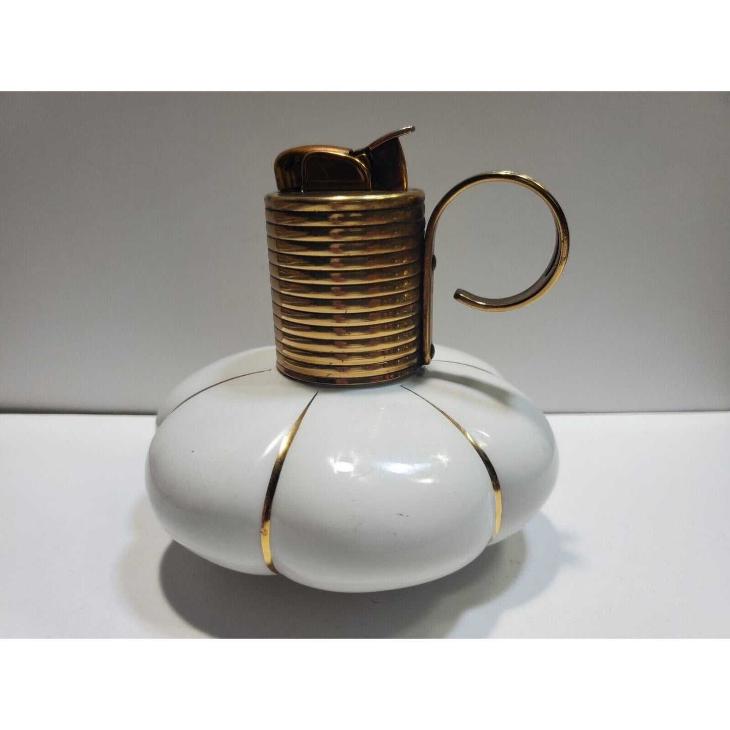 Working Evans Fine China Gold Enameled Table Lighters 6679/13
