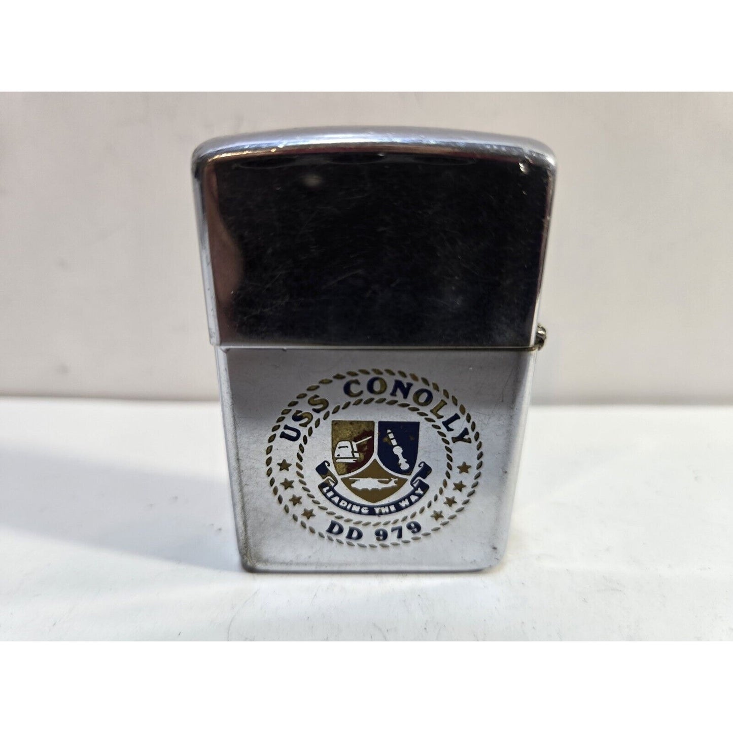 Vintage Working Zippo Lighter USS CONOLLY DD 979 6854/33