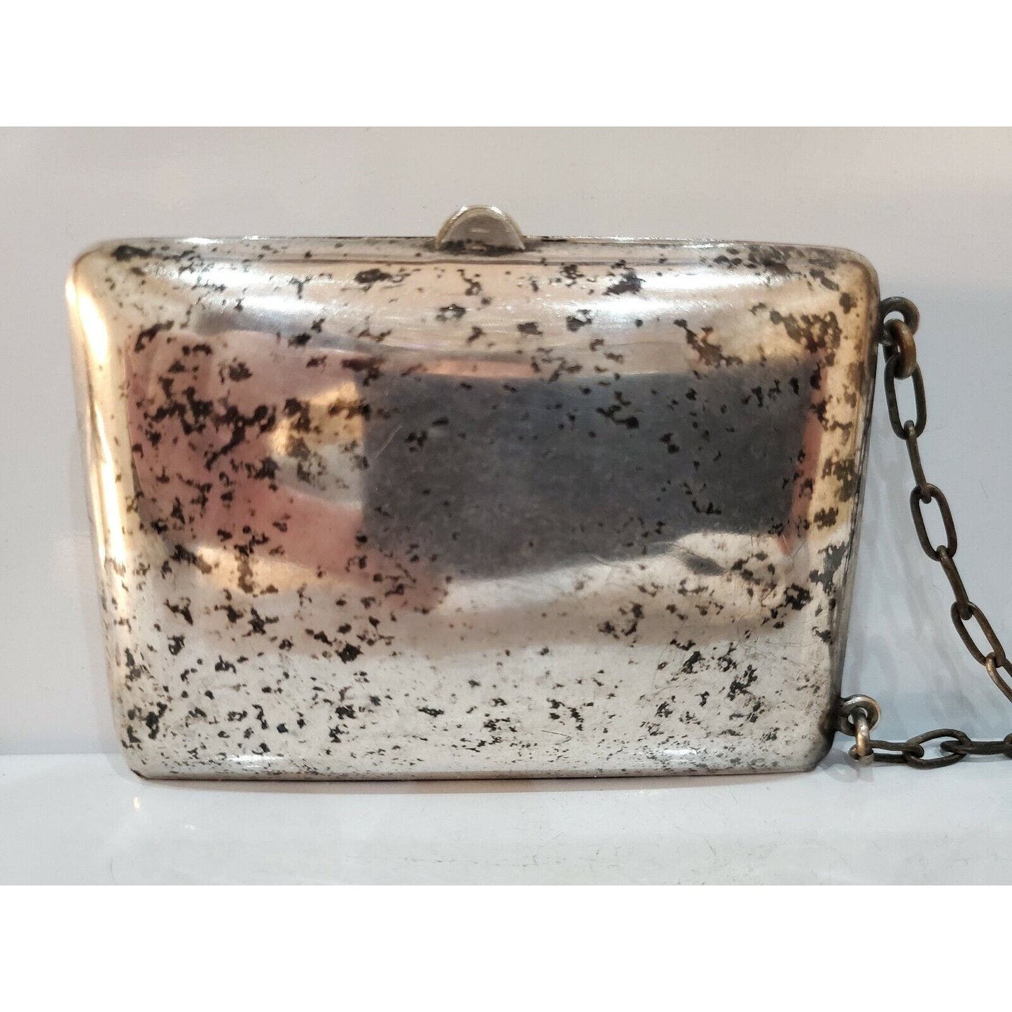 Art Deco Billfold Coin Change Purse German Silver Ballroom Dancing Mark, 2.5x3.5