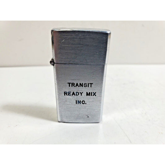 "Transit Ready Mix Inc" VINTAGE WORKING BARLOW B 15 MINI LIGHTER 6044/30