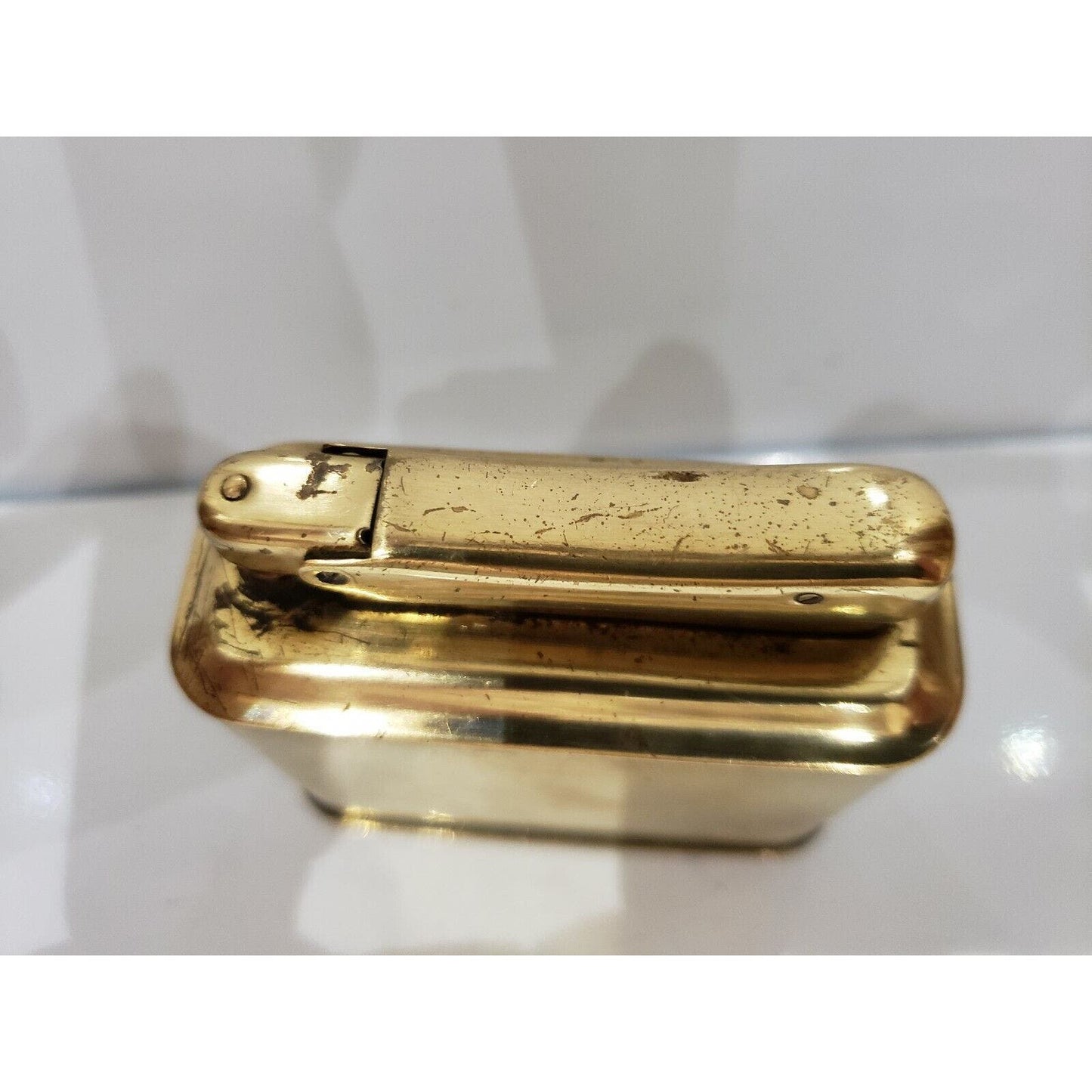 Antique Working Ibelo MONOPOL Brass Table Lighter 515/23