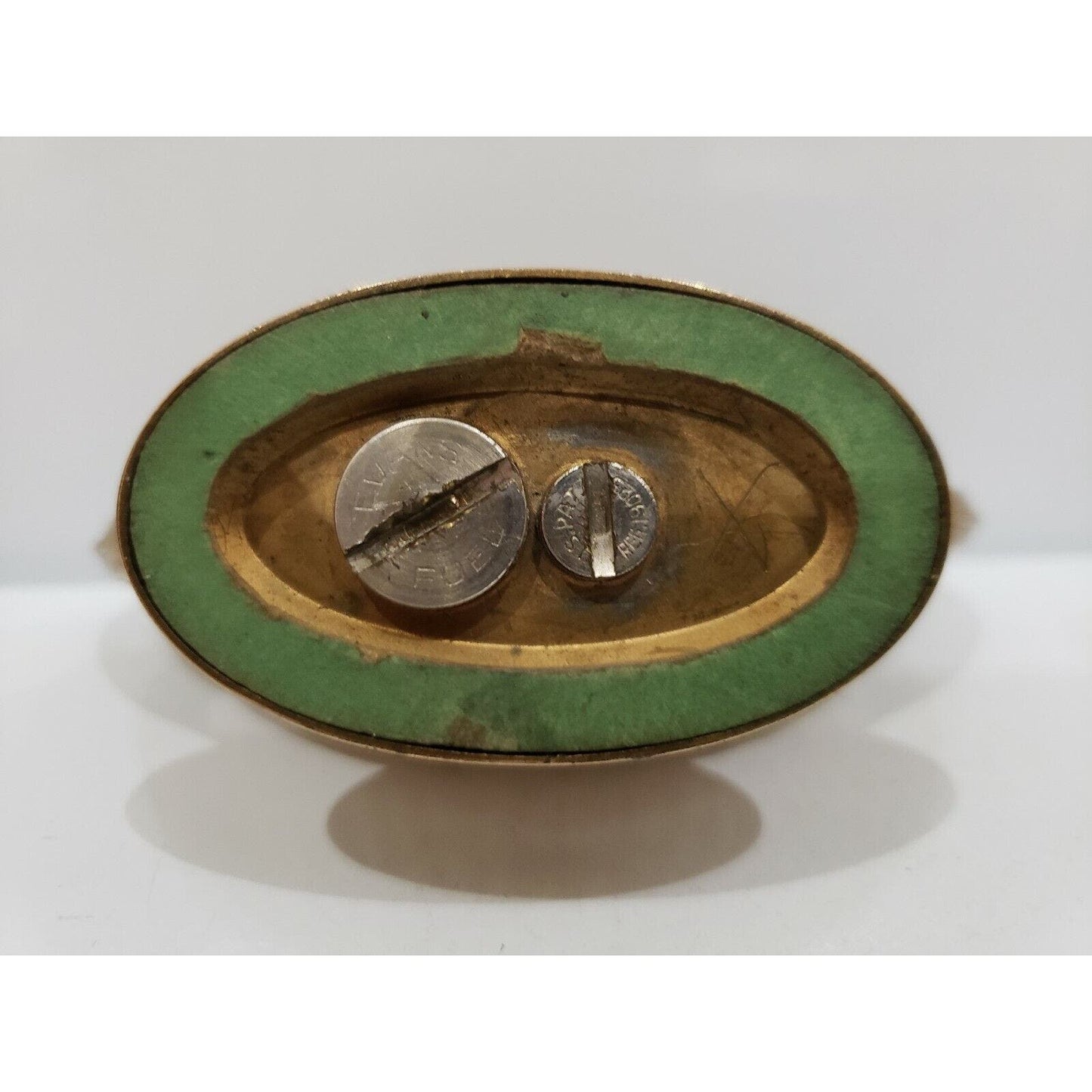 Vintage Working Gold Tone EVANS Genie Alladin Table Lighter / Made in US 300/13