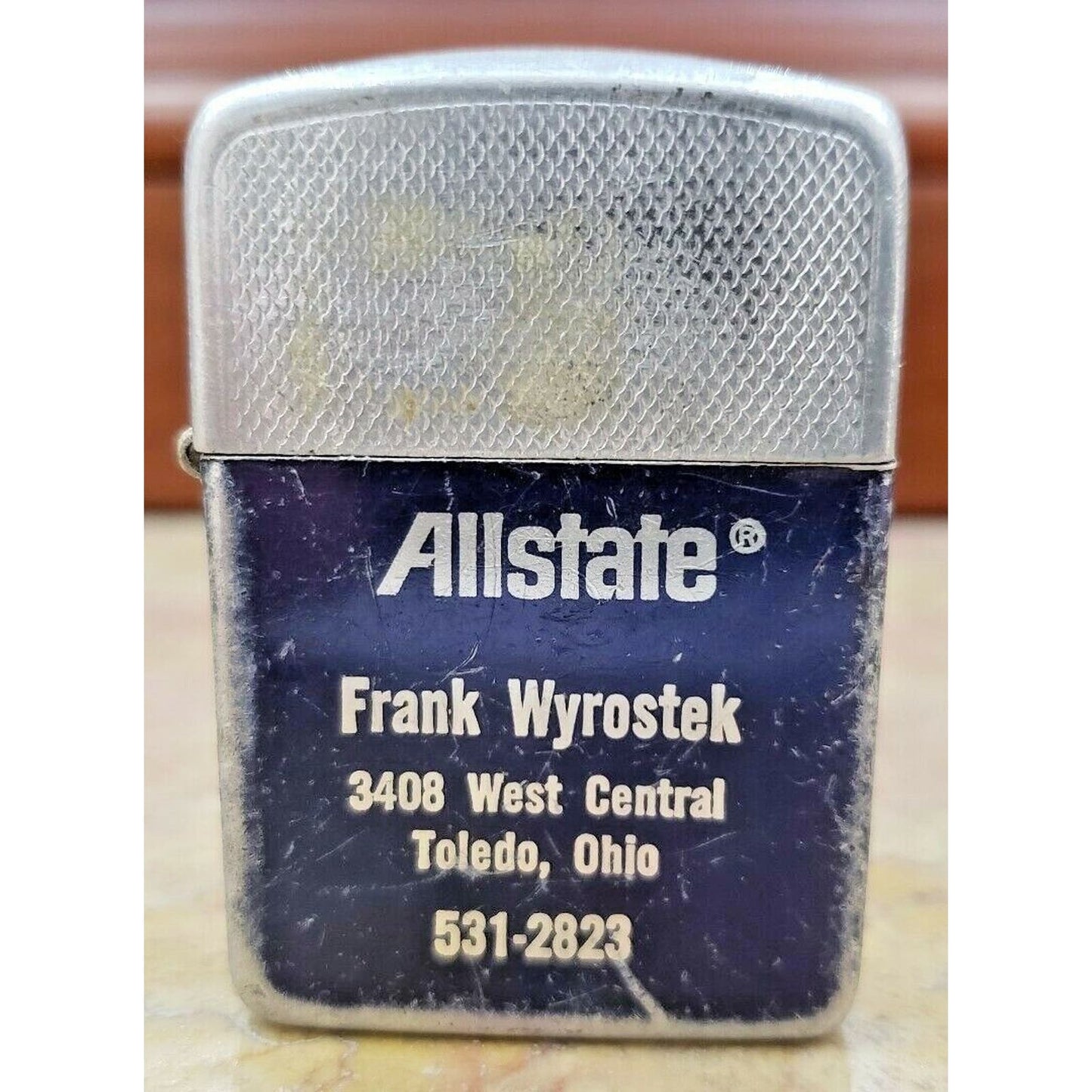 ALLSTATE Vintage Working PARK Lighter Advertising "Allstate " 4099/30