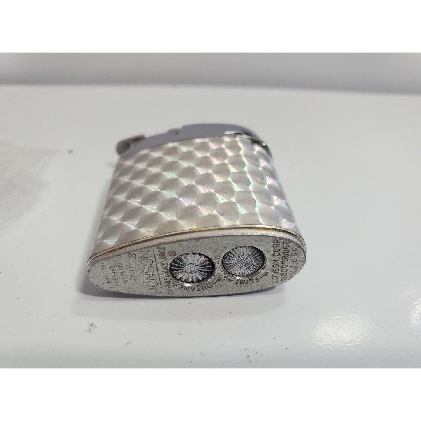 WORKING Vintage Ronson Varaflame MK II Silver Tone Lighter 1950s 4516/26