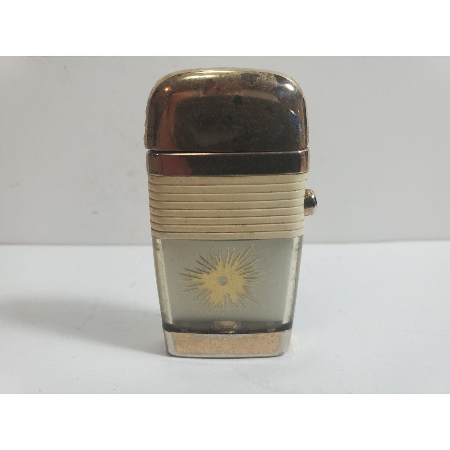 Working Vintage SCRIPTO VU-LIGHTER Bullet Hole 1112/29