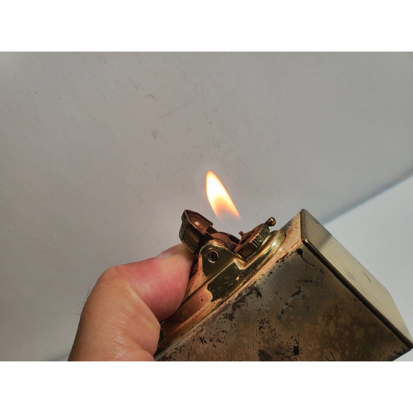 Vintage Working RONSON VARAFLAME Desk Table Butane Lighter 5950/13