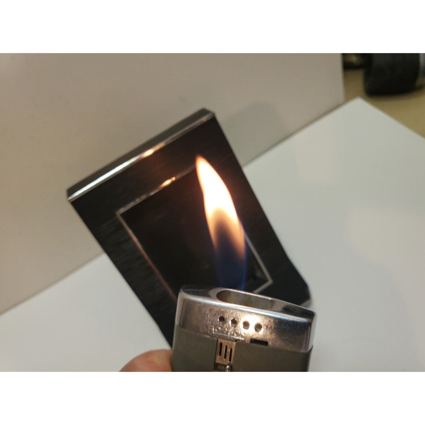 WORKING RONSON VARAFLAME COMET Lighter Vintage Antique Original Box 6168/24