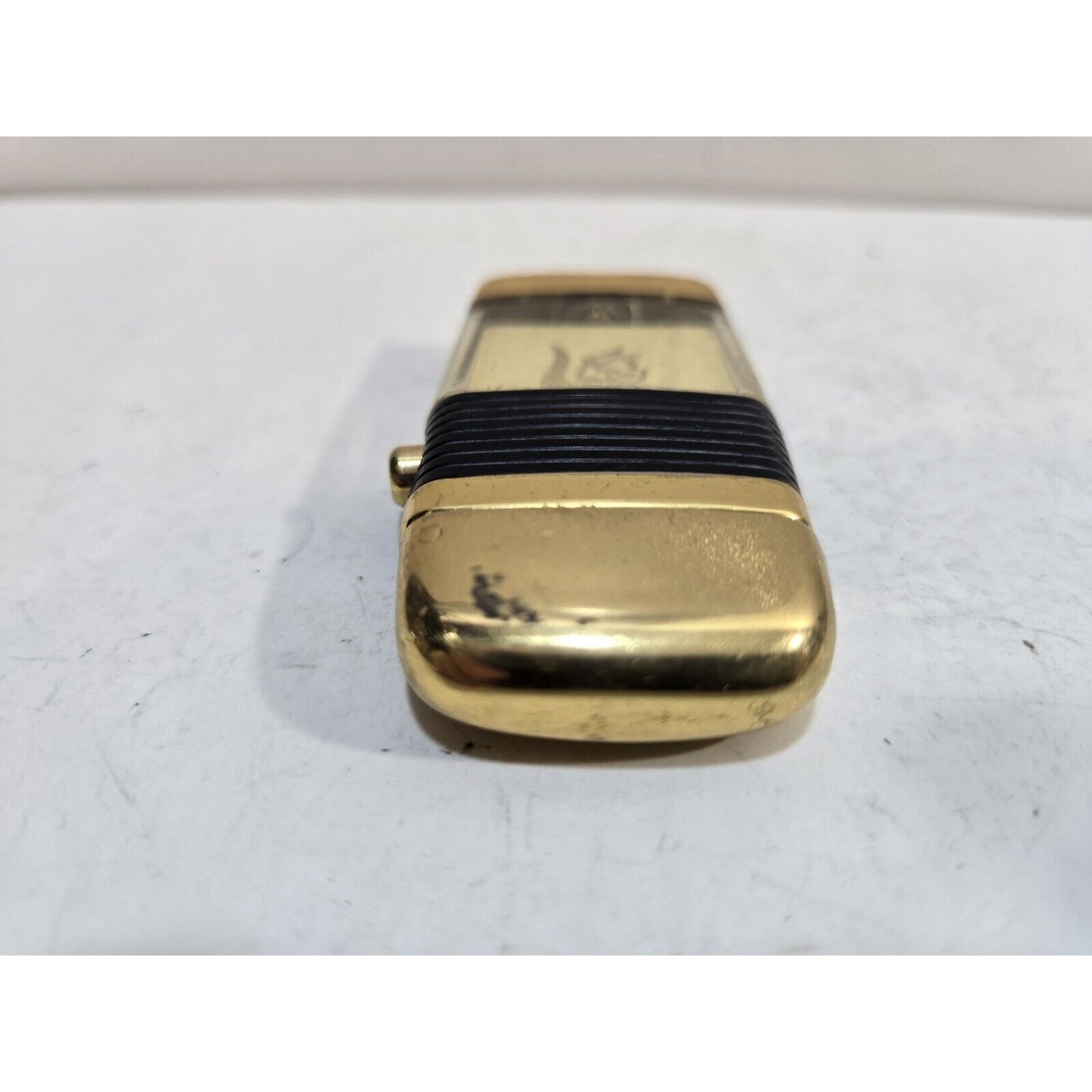 Working Vintage Trojan Spartan Centurion Helmet Scripto Vu Lighter 7129/29