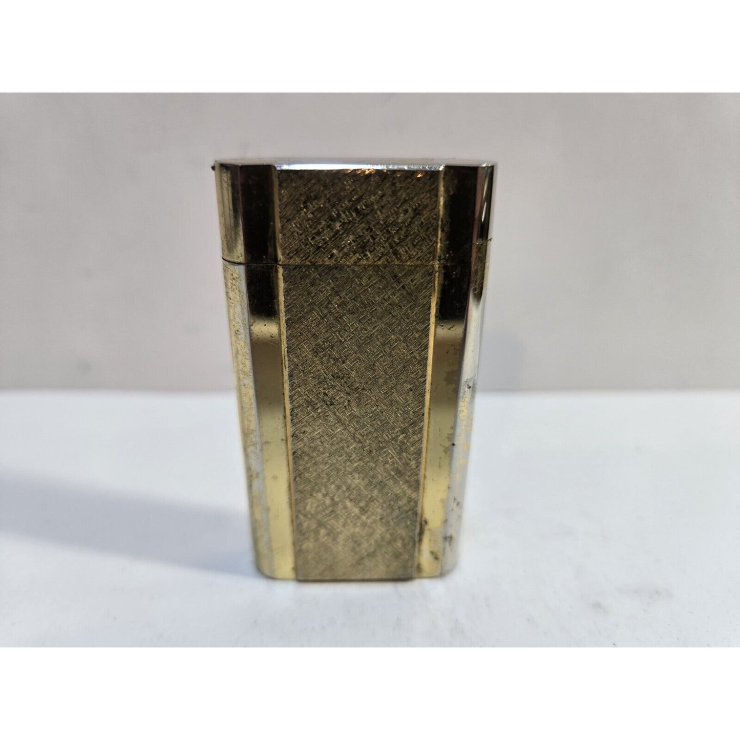 Vintage Zippo Contempo Gold Tone Butane Lighter 6852/33