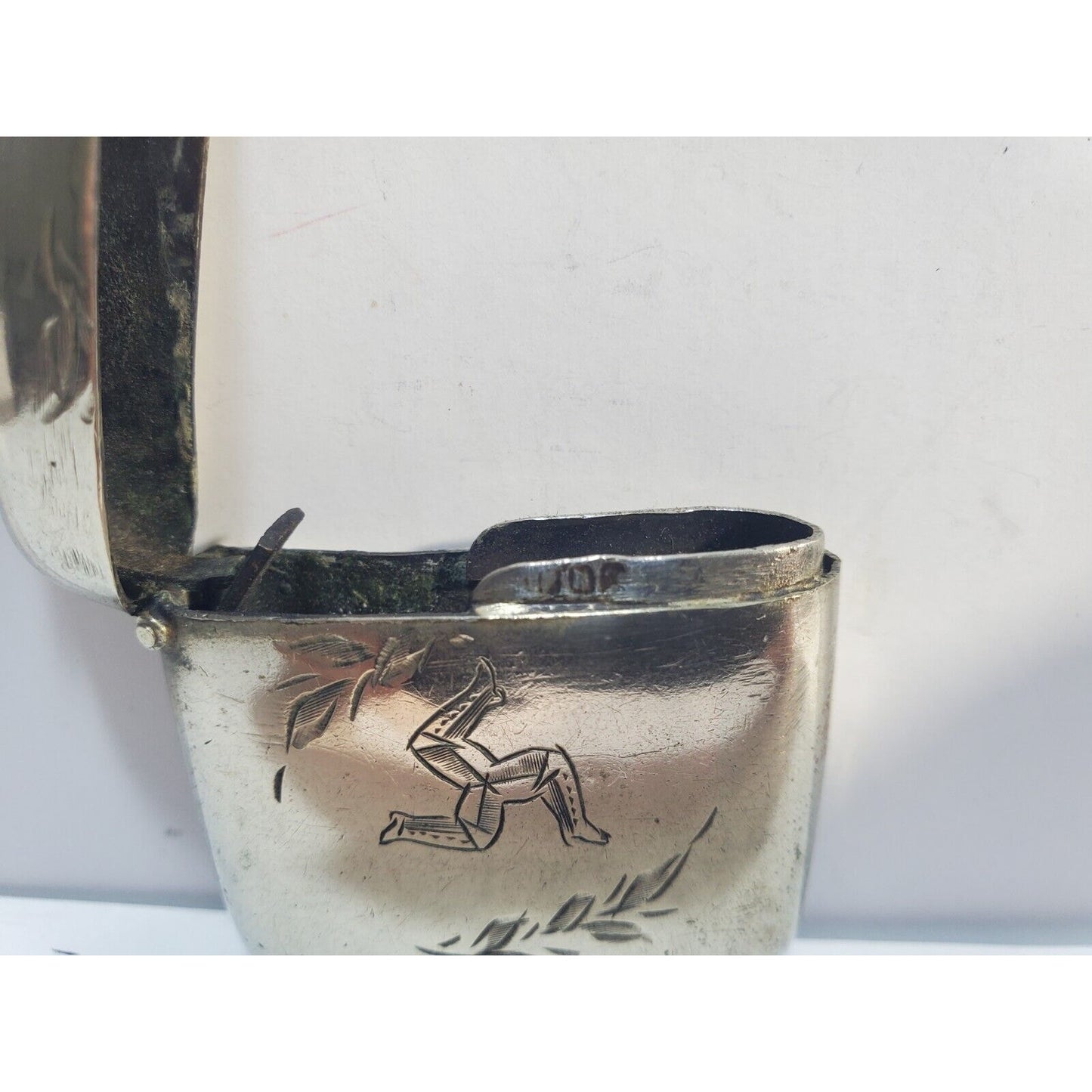 Vintage Silver Match Safe / CASE / Vesta / Holder 6787/31