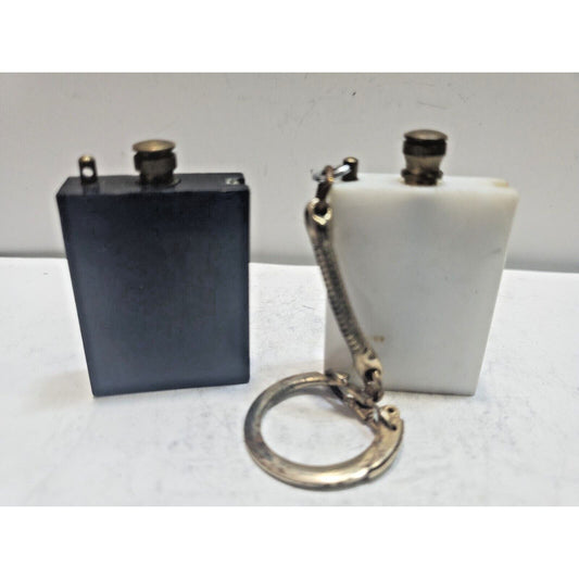 Lot 2 Vintage Permanent Match Box Fire Striker Lighters 6635/31