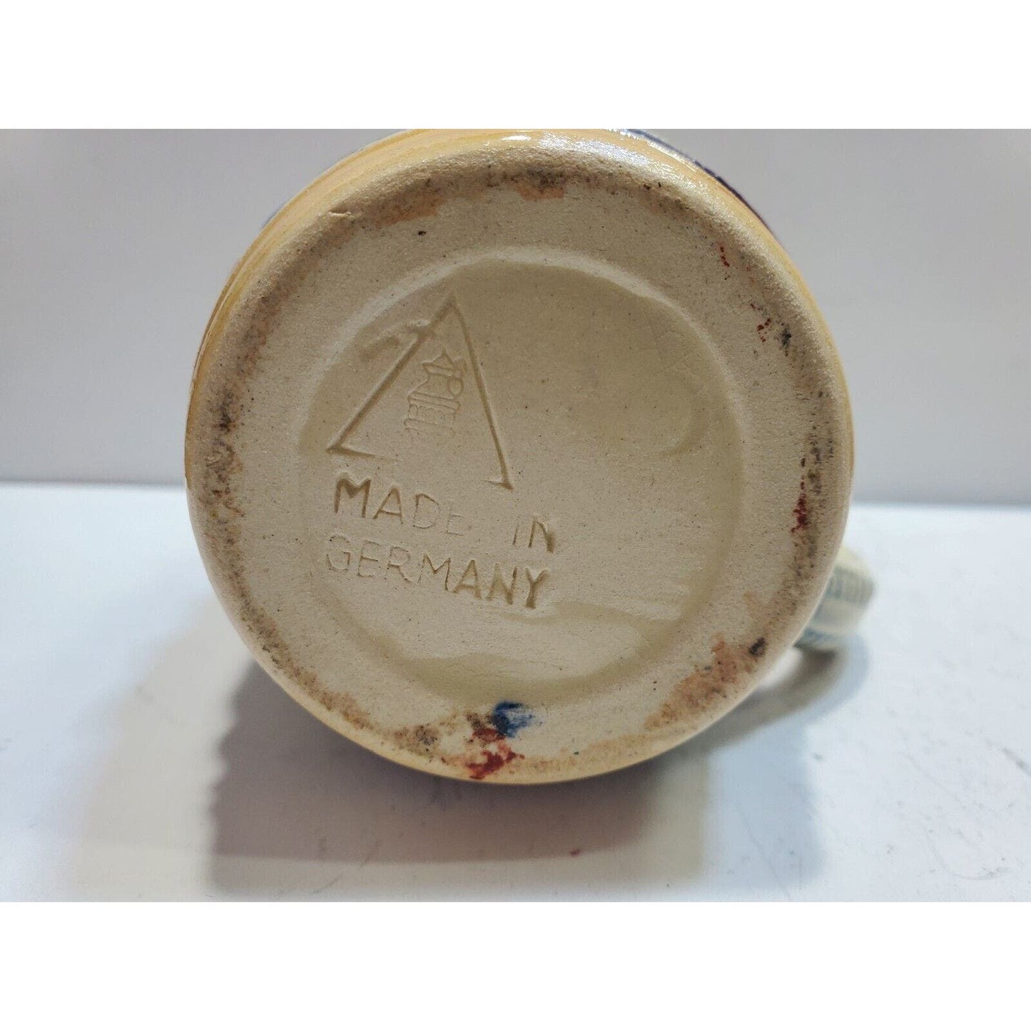 Working Vintage 1950's Gerz W. Germany Cobalt Beer Stein Table Lighter 6581/40