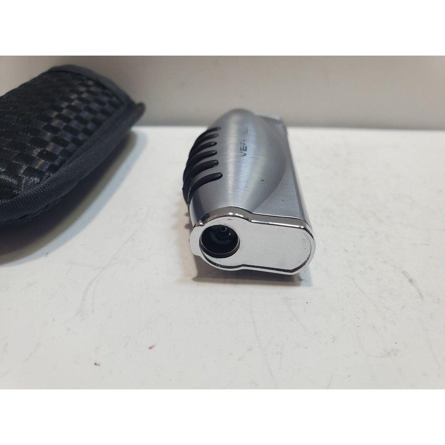 Vertigo Working Butane Silver Lighter, Torch Flame, Cigar punch 6613/34