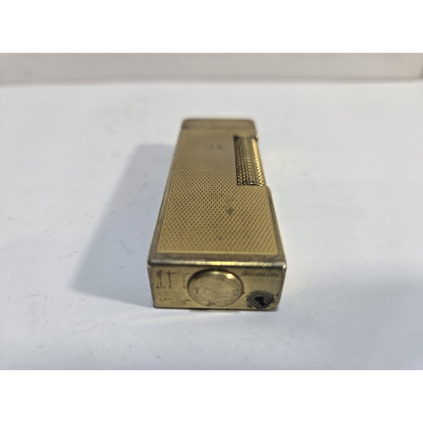Working Vintage DUNHILL Rollagas Lighter Gold Tone SWISS MADE, 6871/37