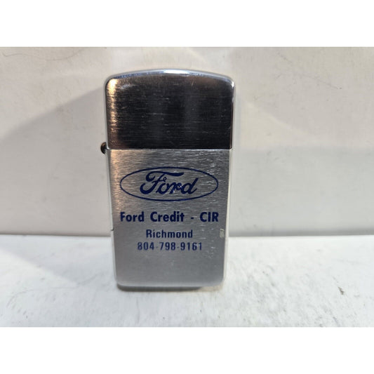 NOS Working Vintage FORD CREDIT Advertising Lighter USA 7468/30