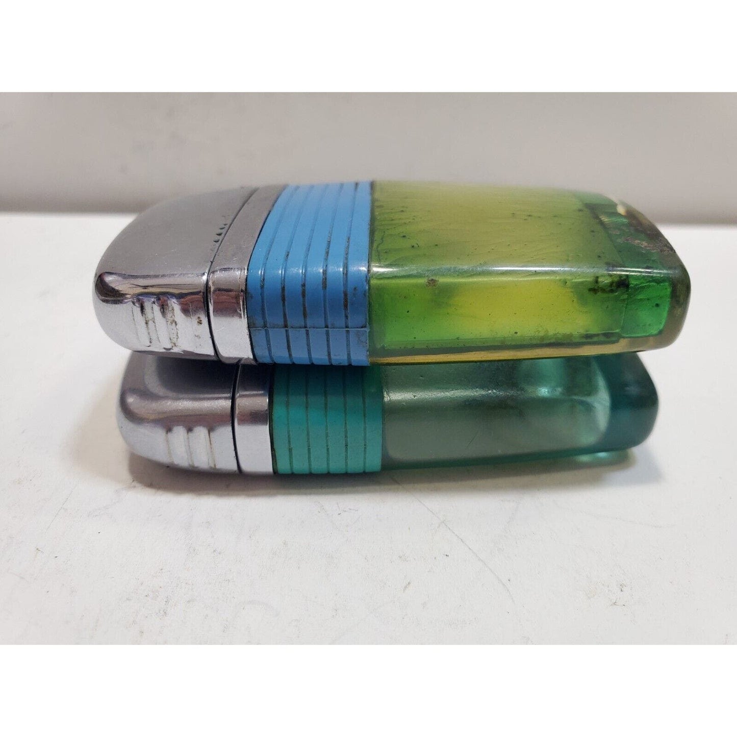 Lot of 2 Scripto VU Vintage Lighters 6416/29