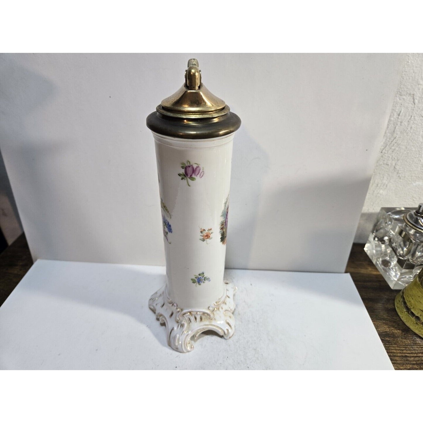 Vintage Working Evans Carl Thieme 8.5" Table Lighter 7470/40