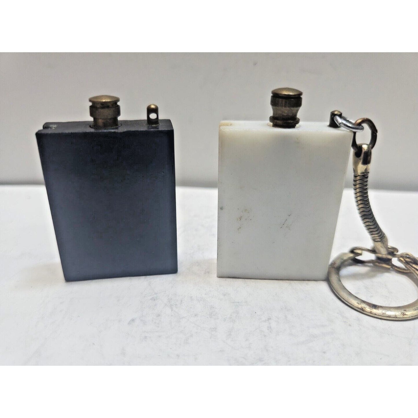 Lot 2 Vintage Permanent Match Box Fire Striker Lighters 6635/31