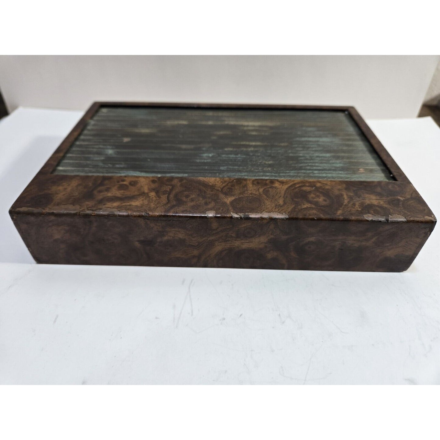 Vintage Ronson Art Deco Roll-top Cigarette Dispenser Box, Case