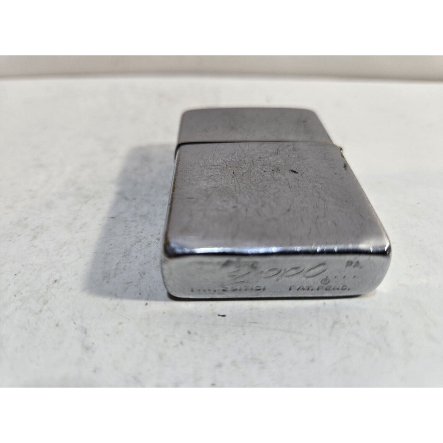 Vintage Working ZIPPO Cadillac Logo Lighter Pat 2517191 7292/33